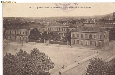 carte postala(ilustrata)-LYON-CROIX-ROUSSE foto