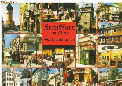 carte postala(ilustrata)-FRANKFURT am Main (2) foto