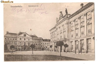 CPI (B71) UNGARIA, SZOMBATHELY, CIRCULATA 1913 foto