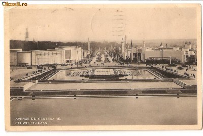 CPI (B66) BELGIA, BRUXELLES, EXPOZITIE 1935 foto