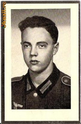 V FOTO 15 Necrolog -Militar german Gefreiter Max Krenn , cazut in razboi, la varsta de 19 ani si jumatate -cruce cu zvastica 1939 foto