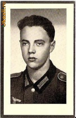 V FOTO 13 Necrolog -Militar german Gefreiter Max Krenn , cazut in razboi, la varsta de 19 ani si jumatate -cruce cu zvastica 1939 foto