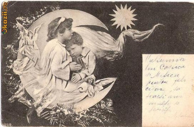 V FOTO 27 Multumiri lui Costica si Mitica... -Doi copilasi -D-lui Constantin Simion,str.Movilei 10, Galati -1904 foto