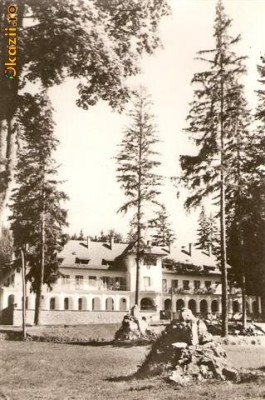 R 9299 Republica Populara Romana Borsec casa de odihna circulata foto