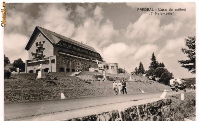 carte postala(ilustrata)-PREDEAL-Cabana ,,Trei brazi&amp;#039;&amp;#039; foto