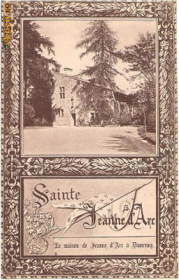 V FOTO 68 Ioana d`Arc -,,Sainte Jeanne d`Arc&amp;quot; -interesanta -sepia -interbelica -Paris foto