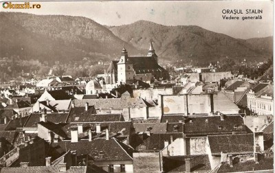 R 9304 Republica Populara Romana Brasov Orasul Stalin circulata foto