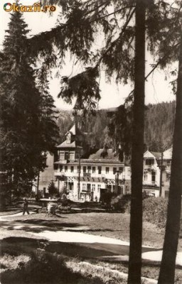 R 9292 Republica Populara Romana Borsec vedere circulata foto