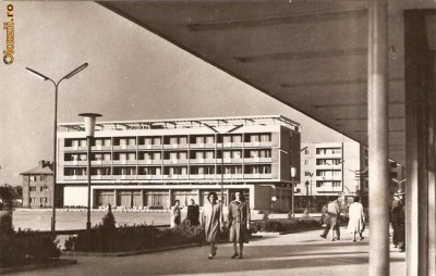 R 9276 Republica Populara Romana Baia Mare vedere din Piata Victoriei circulata foto