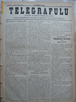 Ziarul Telegrafulu , 9 februarie 1873 foto