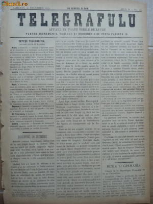 Ziarul Telegrafulu , 30 decembrie 1872 foto