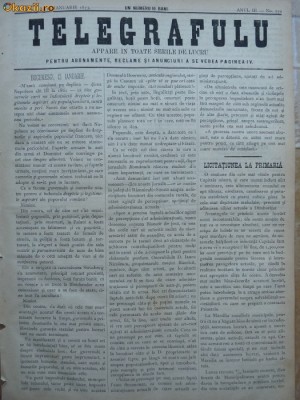 Ziarul Telegrafulu , 13 ianuarie 1873 foto