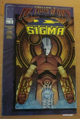 Sigma #1 - Image Comics - Fire From Heaven foto