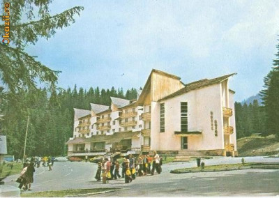 CP195-33 Judetul Neamt: Durau: Hotel ,,Durau&amp;quot; - carte postala, necirculata -starea care se vede foto