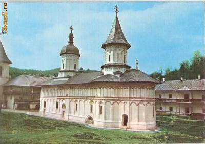 CP195-66 Manastirea Secu -Mitropolia Moldovei si Sucevei-Iasi - carte postala, necirculata -starea care se vede foto