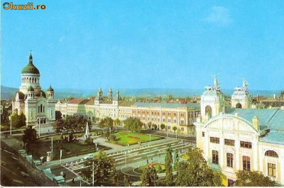 CP196-29 Cluj -Piata Victoriei -carte postala, necirculata -starea care se vede foto