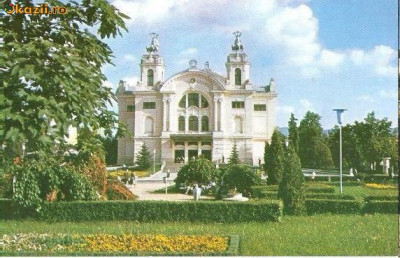 CP196-65 Cluj. Teatrul National -carte postala, circulata 1969 -starea care se vede foto