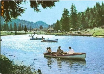 CP196-23 Poiana Brasov -Lacul -carte postala, necirculata -starea care se vede foto