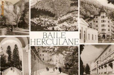 R 9260 Republica Populara Romana Baile Herculane necirculata foto