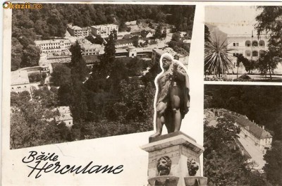 R 9259 Republica Populara Romana Baile Herculane circulata foto