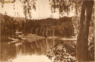 R 9190 Republica Populara Romana vedere Sovata Lacul Ursu circulata foto