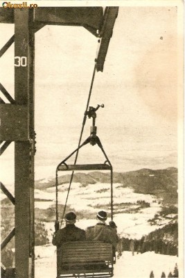 R 9051 Republica Populara Romana poiana Stalin telefericul circulata foto
