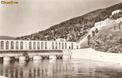 R 9229 Republica Populara Romana Bicaz uzina hidrocentralei V I Lenin de la Stejaru necirculata foto
