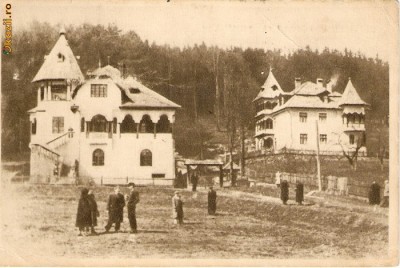 R 9057 Republica Populara Romana Sangeorz Bai pavilioanele centrale circulata foto
