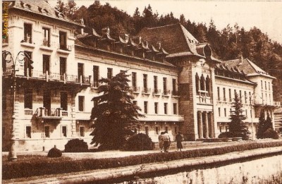 R 9074 Republica Populara Romana Slanic Moldova baile centrale circulata foto