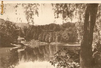 R 9188 Republica Populara Romana vedere Sovata Lacul Ursu circulata foto