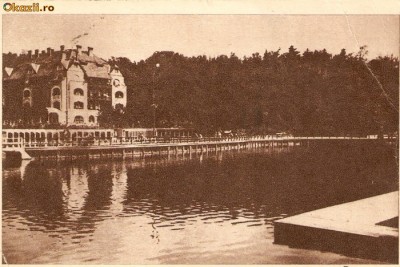 R 9137 Republica Populara Romana vedere Ocna Sibiului timbru tiparit circulata foto