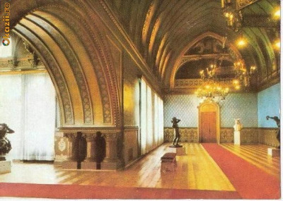 CP197-22 Iasi.Palatul culturii -Sala Voievozilor -carte postala, necirculata -starea care se vede foto