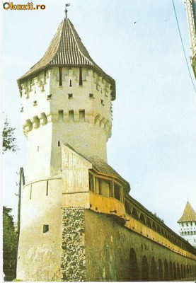 CP197-07 Sibiu -Turnul Olarilor -carte postala, necirculata -starea care se vede foto