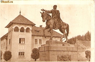 R 9135 Republica Populara Romana Statuia lui Avram Iancu Campeni timbru tiparit circulata foto