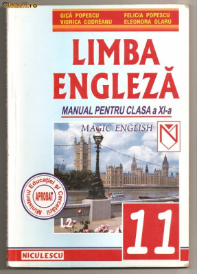 (L36) LIMBA ENGLEZA, MANUAL PENTRU CLASA A XI-A foto