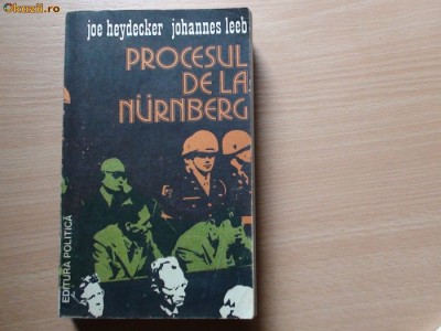 Procesul de la Nurnberg - J.Heydecker / J.Leeb foto