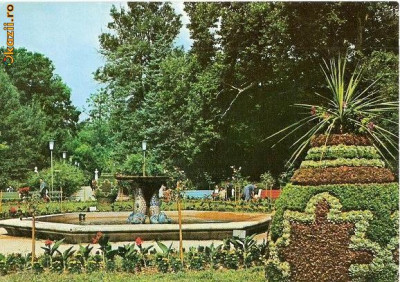 CP199-81 Buzias -Vedere din parc -carte postala, circulata 1971 -starea care se vede foto