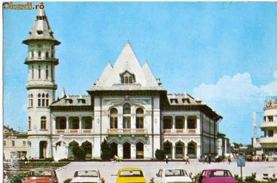 CP199-38 Buzau -Palatul Culturii (vot TVR) -carte postala, circulata 1978 -starea care se vede foto