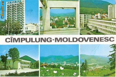 CP199-23 Campulung-Moldovenesc -carte postala, circulata 1976 ? -starea care se vede foto