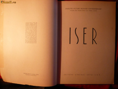 ALBUM ISER - 1945 -Prima Editie -text Eugen Craciun foto