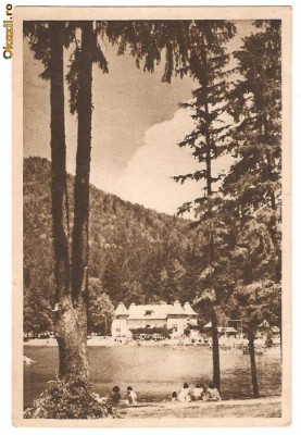 CPI(162) TUSNAD, VEDERE, EDITURA LIBRARIA NOASTRA, CIRCULATA, 1954, STAMPILE, TIMBRU. foto