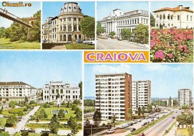 CP200-65 Craiova (pod) -carte postala, circulata 1975 -starea care se vede foto