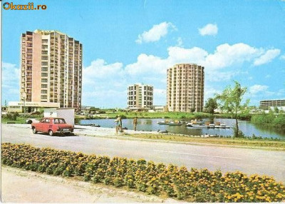 CP200-44 Mangalia Nord-Venus. Hotel ,,Vulturul&amp;quot; -carte postala, circulata 1972 -starea care se vede foto