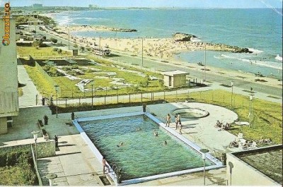 CP201-15 Eforie Sud -carte postala, circulata 1977 -starea care se vede foto
