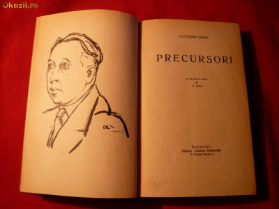 Octavian Goga - Precursori - Prima Editie 1930 foto