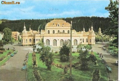 CP201-32 Vatra Dornei. Vedere din parc -carte postala, circulata 1980 -starea care se vede foto