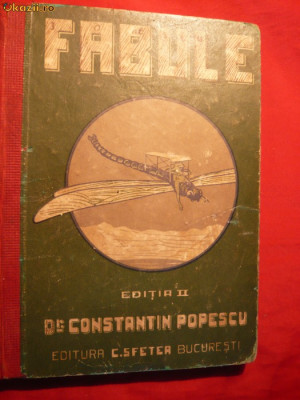 Dr.Constantin Popescu -Fabule-1916 cu ilustratii de Murnu foto
