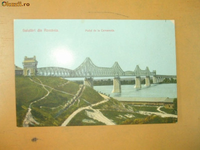 Carte postala Podul de la Cernavoda foto