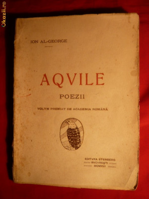 Ion Al-George -AQVILE -Poezii - 1916 -Ed IIa foto