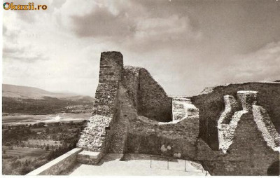 CP202-05 Tirgu Neamt. Ruinele cetatii Neamtului -carte postala, necirculata -starea care se vede foto
